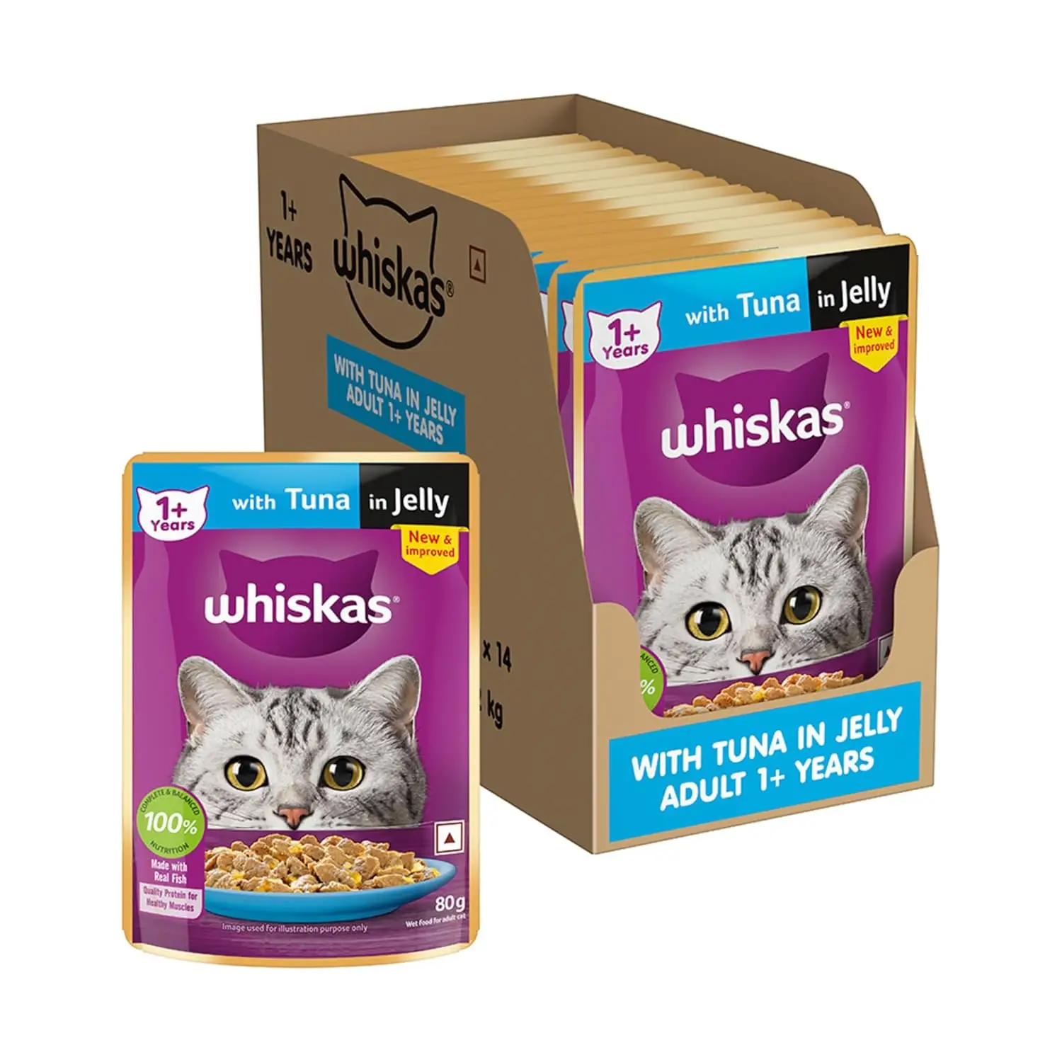 Whiskas Adult (1+ Years) Wet Cat Food